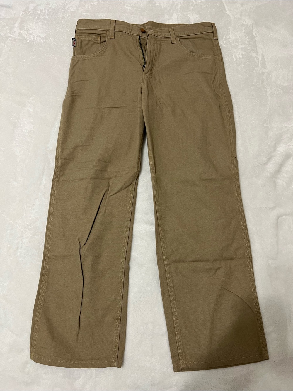Carhartt FR Men's Tan Straight-Leg Chinos